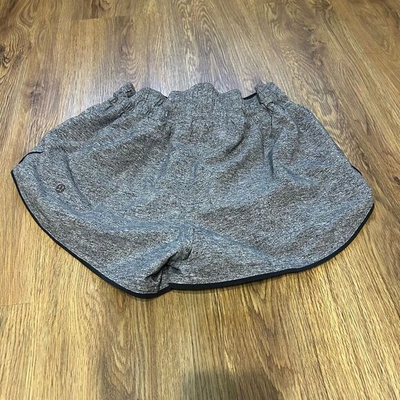 LULULEMON reversible black gray active athletic training shorts women's 6 - Picture 7 of 8